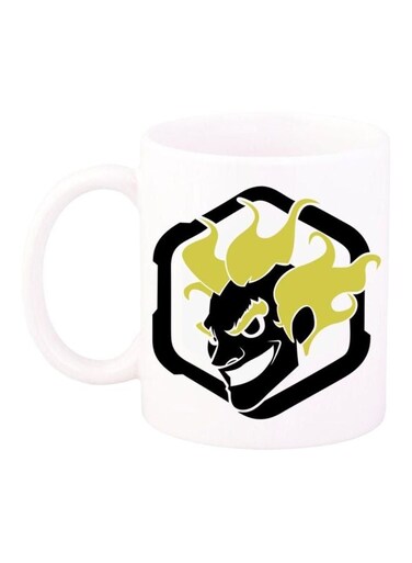 Video Game Overwatch Printed Mug White/Green/Black