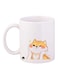 Dog Printed Mug White/Yellow/Black Standard Size