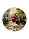 Printed Fridge Magnet Green/Beige/Red