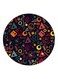 Printed Fridge Magnet Blue/Red/Orange 5.5cm