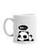 Panda Printed Coffee Mug White