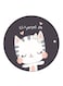 Cat Printed Fridge Magnet Multicolour