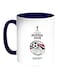FIFA World Cup 2018 Egyptian Team Printed Coffee Mug White/Blue 11ounce