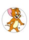Jerry Printed Fridge Magnet Multicolour 5.5 x 5.5cm