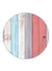 Wood Printed Fridge Magnet Round Multicolour