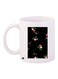 Rose Printed Coffee Mug White/Black/Pink