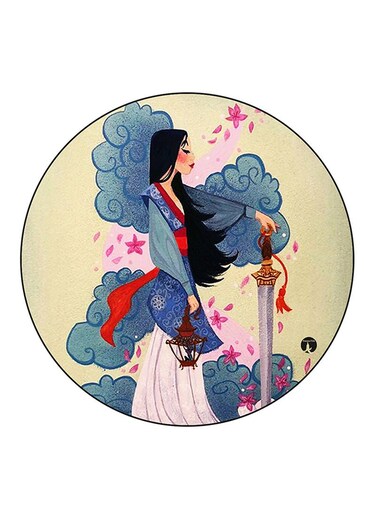Disney Character Printed Fridge Magnet Multicolour
