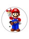 Video Game Super Mario Printed Fridge Magnet Multicolour