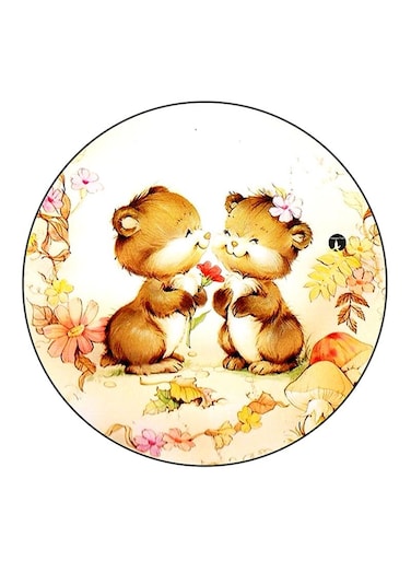 Animals Printed Fridge Magnet Multicolour