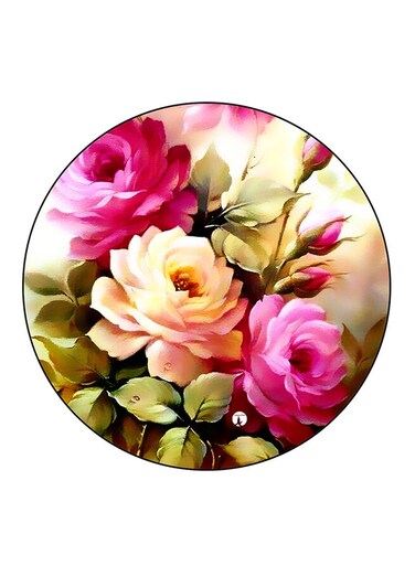 Flowers Printed Fridge Magnet Multicolour