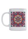 Mandala Printed Mug White/Blue/Pink