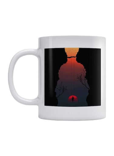 Sunset Printed Mug White/Black/Grey