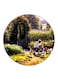 Vintage Art Printed Fridge Magnet Multicolour