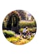 Vintage Art Printed Fridge Magnet Multicolour