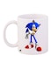 Super Sonic Printed Coffee Mug White/Blue/Red 11ounce