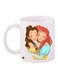 Cartoon Printed Coffee Mug White/Blue/Beige 11ounce