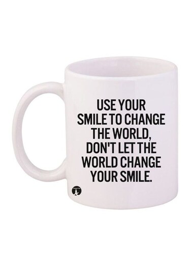 Printed Mug White/Black