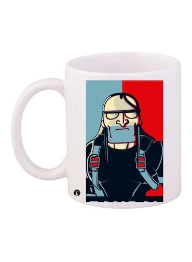Anime Printed Coffee Mug White/Red/Blue