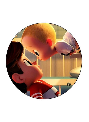 The Baby Boss Printed Fridge Magnet Multicolour 5.5 x 5.5cm