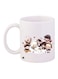 Cartoon Printed Coffee Mug White/Brown/Beige 11ounce