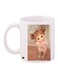 Little Girl Printed Coffee Mug White/Beige/Pink 11ounce