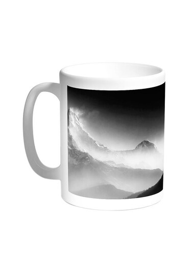 High Mountains Printed Coffee Mug White 11ounce
