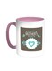 Happy Mother's Day Printed Coffee Mug Pink/White 11ounce