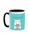 I Love You So Much Printed Coffee Mug Black/White 11ounce