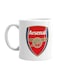 Arsenal Printed Ceramic Mug White/Red/Blue