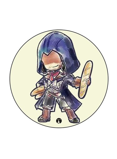 Video Game Assassin'S Creed Printed Fridge Magnet Multicolour