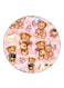 Bears Printed Fridge Magnet Round Multicolour