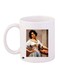 Woman Printed Coffee Mug White/Grey/Blue 11ounce