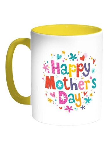 Happy Mother's Day Printed Coffee Mug Multicolour 11ounce