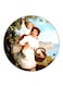 Vintage Art Printed Fridge Magnet Multicolour