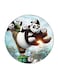 Kung Fu Panda Printed Fridge Magnet Round Multicolour