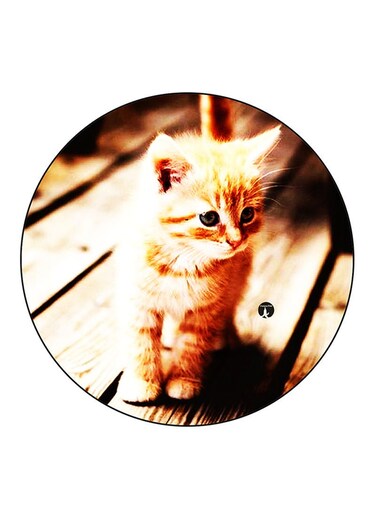 Cat Printed Fridge Magnet Multicolour