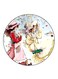 Vintage Art Printed Fridge Magnet Multicolour