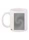Abstract Printed Coffee Mug White/Black 11ounce