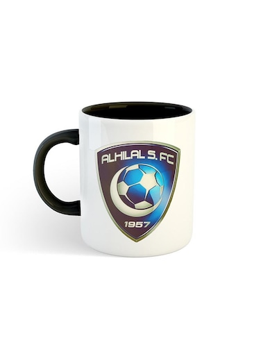 Sport Club Hi Printed Mug White/Black