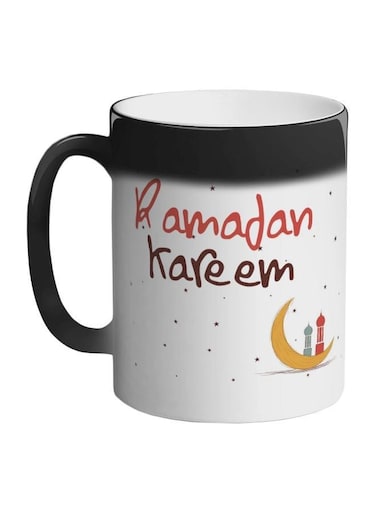 Ramadan Kareem Printed Colour Changing Coffee Mug Black 11ounce