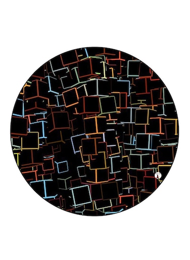 Cubes Printed Fridge Magnet Multicolour