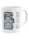 Raw Vintage Camera Printed Coffee Mug White/Black/Grey