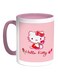 Hello Kitty Printed Coffee Mug White/Pink 12ounce