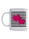 Love Printed Mug White/Black/Pink