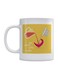 With You In Ups And Downs Printed Mug White/Yellow/Pink