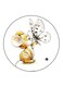 Mouse Printed Fridge Magnet Round Multicolour