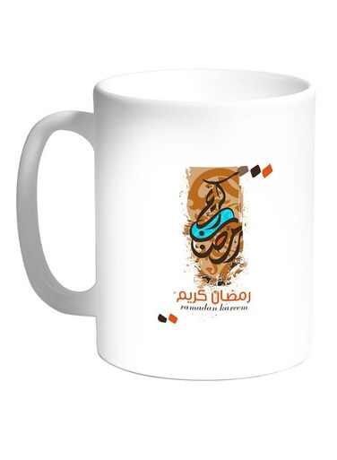 Ramadan Kareem Printed Coffee Mug Multicolour 11ounce