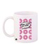 Doughnuts Printed Mug White/Pink/Black