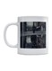 Cat And Panther Printed Mug White/Grey/Black 350ml