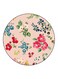 Floral Printed Fridge Magnet Beige/Red/Blue 5.5cm
